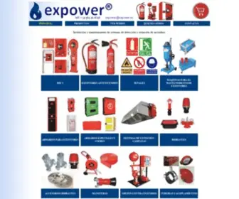 Expower.es(Extintores de incendios) Screenshot