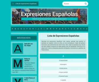 Expresiones-Espanolas.com(EXPRESIONES ESPAÑOLAS) Screenshot