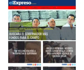 Expresocampeche.com(El Expreso de Campeche) Screenshot