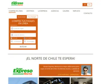Expresonorte.cl(Expreso Norte) Screenshot