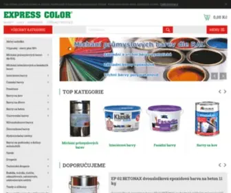 Express-Color.cz(Levné barvy laky) Screenshot
