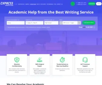 Express-Essays.com(Great academic help from a reliable writing service) Screenshot