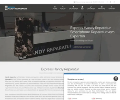 Express-Handy-Reparatur.de(IPhone Reparatur & Handy Service) Screenshot
