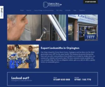Express-Keys.co.uk(Express Keys and Lock Services) Screenshot