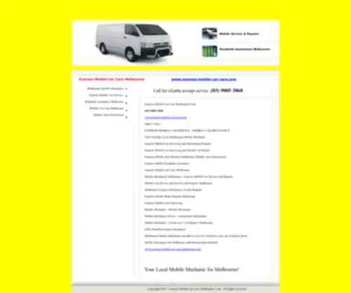 Express-Mobile-Car-Care.com(EXPRESS MOBILE CAR CARE) Screenshot
