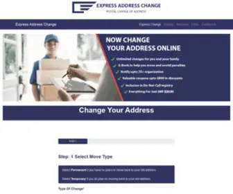 Expressaddresschange.us(Express Address Change) Screenshot