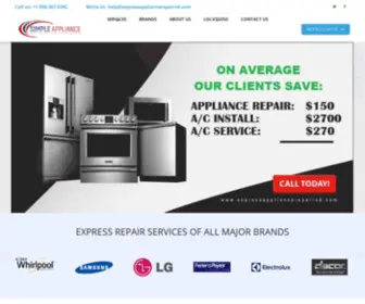 Expressappliancerepairsd.com(Get Trending Expert Home Appliance Repair Services Online in San Diego) Screenshot