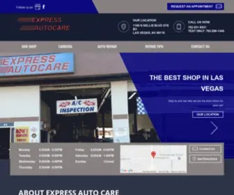 Expressautocarelv.net(Express Auto Care) Screenshot