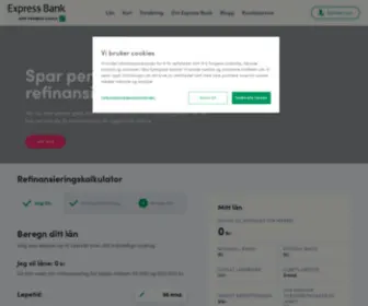 Expressbank.no(Express Bank) Screenshot