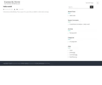 Expressbywords.online(Expressbywords online) Screenshot