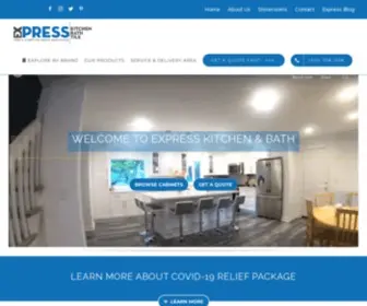 Expresscabinet.com(Kitchen remodeler in North Bergen) Screenshot