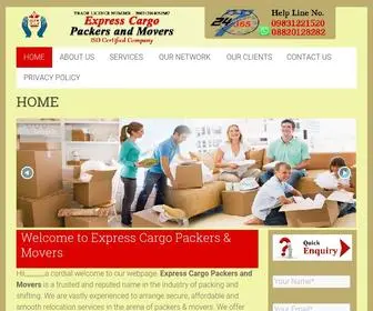 Expresscargopackersmovers.com(Express Cargo Packers & Movers (Regd.)) Screenshot