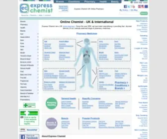 Expresschemist.co.uk(Online Pharmacy UK) Screenshot