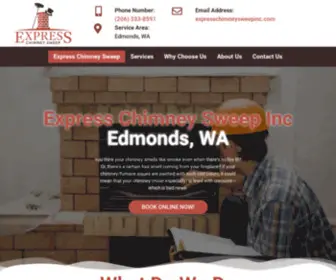 Expresschimneysweepinc.com(Express Chimney Sweep Edmonds) Screenshot