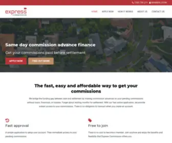 Expresscommission.com.au(Express Commission Advance) Screenshot