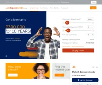 Expresscredit.co.bw(Installment loans) Screenshot