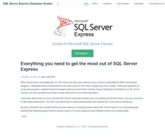 Expressdb.io(Everything you need to get the most out of SQL Server Express) Screenshot