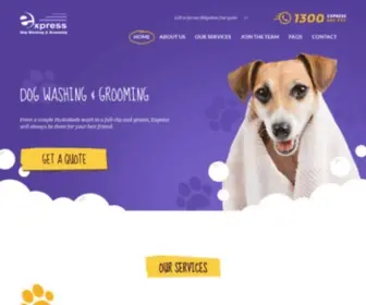 Expressdogwash.com.au(Mobile Dog Wash & Grooming) Screenshot