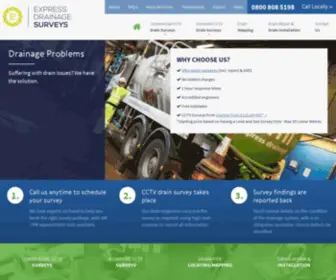 Expressdrainagesurveys.co.uk(CCTV Drain Surveys) Screenshot
