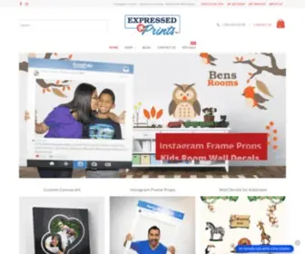 Expressedinprints.com(Personalized Gifts For All Occasions) Screenshot