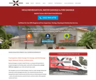 Expressemergency.com(Mold Remediation) Screenshot