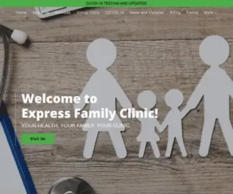 Expressfamilyclinic.com(Express Family Clinic) Screenshot