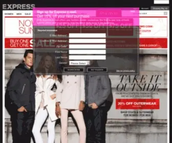 Expressfashion.com(EXPRESS) Screenshot