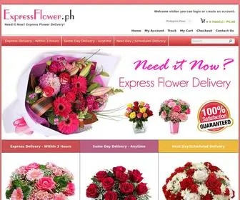 Expressflower.ph(Express flower delivery within 3 hours or any day) Screenshot