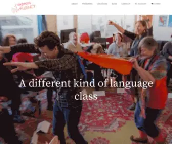 Expressfluency.com(A New Kind of Language Class) Screenshot