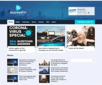 Expressfm.com(Express FM) Screenshot