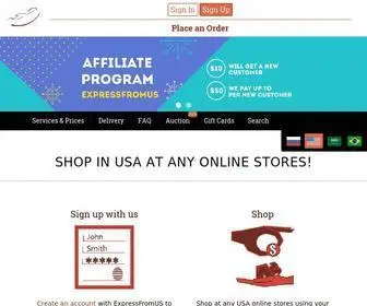 Expressfromus.com(Доставка посылок из США) Screenshot