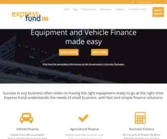 Expressfund.com.au(Express Fund Home) Screenshot