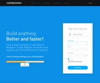 Expression.cloud(Best web development platform to build digital product) Screenshot