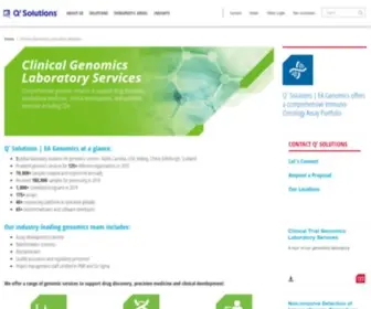 Expressionanalysis.com(Clinical Genomics Laboratory Services) Screenshot