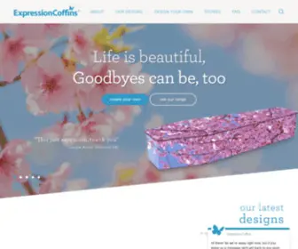 Expressioncoffins.com.au(Design Your Own Coffin) Screenshot