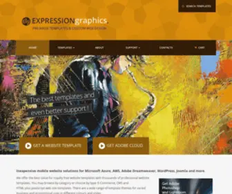 Expressiongraphics.net(Expression Graphics) Screenshot