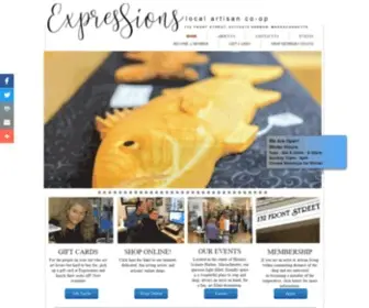 Expressionsscituate.com(Handcrafted Gifts and Gallery in Scituate) Screenshot