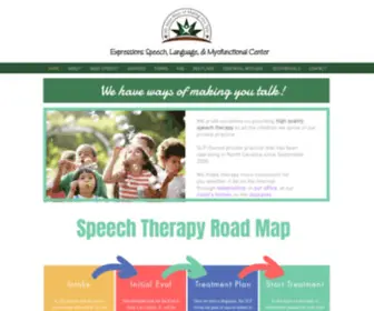 Expressionsspeech2.com(Pediatric Speech) Screenshot