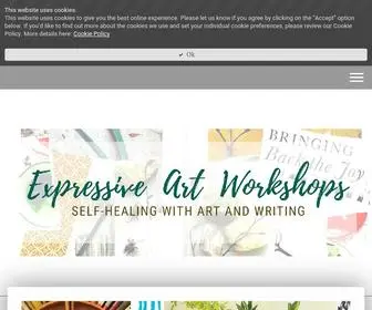Expressiveartworkshops.com(Expressive Art Online Workshops) Screenshot
