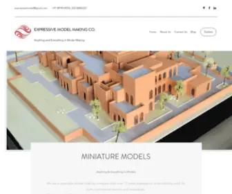 Expressivemodel.com(Expressive Model Making Co) Screenshot
