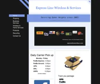 Expresslinewireless.com(Expresslinewireless) Screenshot