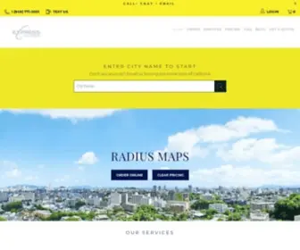 Expressmapping.com(Radius Maps) Screenshot