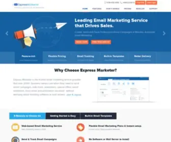 Expressmarketer.com(Leading Provider of Email Marketing Service) Screenshot
