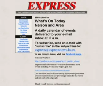 Expressnews.ca(TELUS) Screenshot