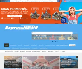 Expressnews.uk.com(Uniendo a toda la comunidad hispana del Reino Unido) Screenshot