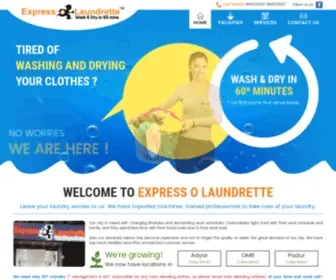 Expressolaundrette.com(Express O Laundrette) Screenshot
