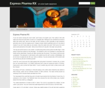 Expresspharmarx.com(UK online health department) Screenshot