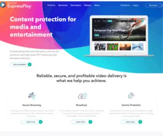 Expressplay.com(Intertrust ExpressPlay) Screenshot