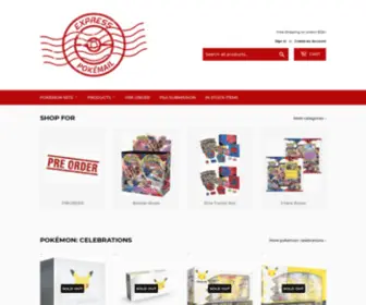 Expresspokemail.com(Express Pokemail) Screenshot