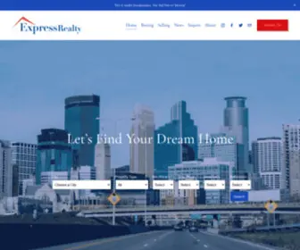 Expressrealtymn.com(Express Realty) Screenshot